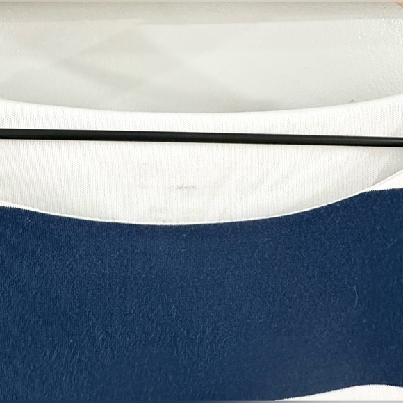 Soft Surroundings Vela Infinity Dress Blue & White Stripe Size Large - Picture 6 of 7